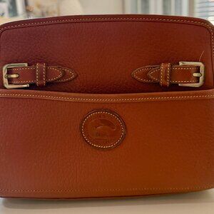 1990s Dooney & Bourke Saddle Bag Equestrian Crossbody Purse
